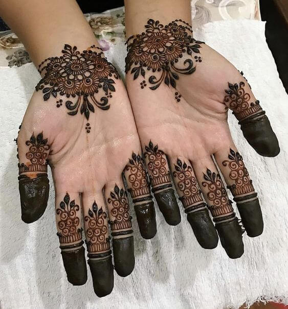 TOP 10 Easy & Simple Mehandi Designs for Girls to try in 2020