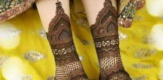 Mehndi Designs for Feet Easy