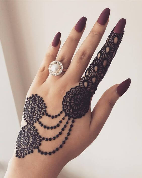 Mehndi Designs for Fingers