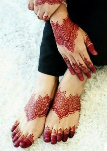 Pakistani Mehndi Designs for Feet