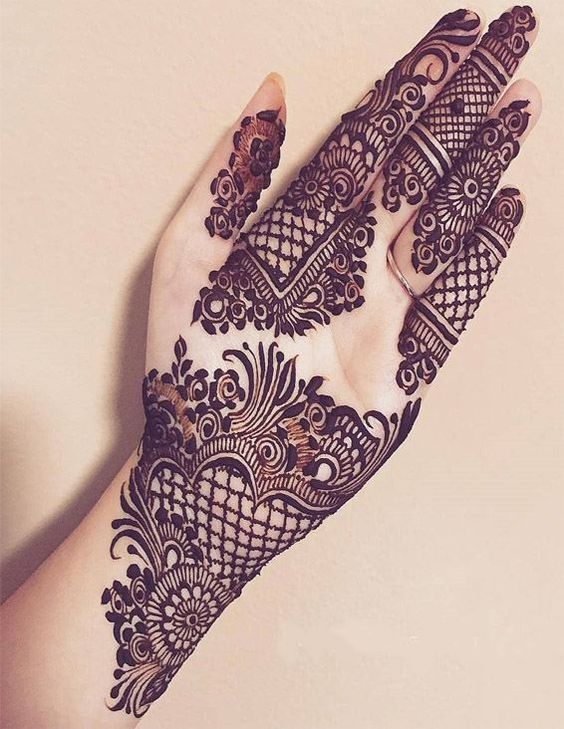 Best mehndi design For Girl . Henna Simple Design's | weddingbels