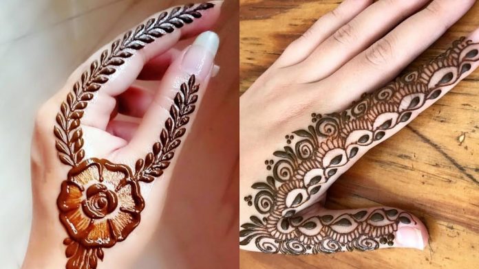 thumb mehndi design