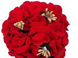 artificial-flower-bun-decoration