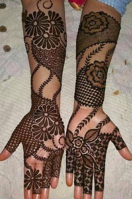 Unique Hyderabadi henna Designs